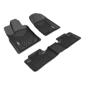 2012-2018 Dodge Durango Aries Black StyleGuard XD Floor Liners SXT/Second Bench Seat Without Center Console - 2801509