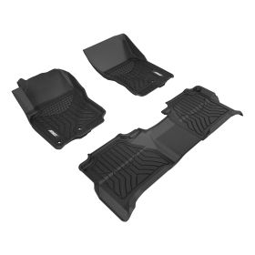 2009-2016 Nissan Frontier Aries Black StyleGuard XD Floor Liners PRO-4X/Crew Cab Pickup/Without Rear Speaker - 2803909