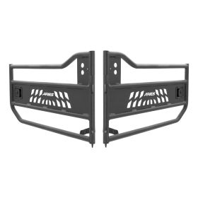 2007-2017 Jeep Wrangler Aries Black Wrangler JK Front Tube Doors Unlimited Sahara - AR15009