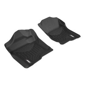 2007-2013 Chevy Silverado 3500 Aries Black StyleGuard XD Floor Liners HD WT/Extended Cab Pickup - CH04711809