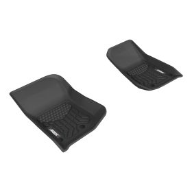 2014-2017 Jeep Wrangler Aries Black StyleGuard XD Floor Liners Unlimited Sport - JP01111809