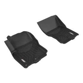 2009-2016 Nissan Frontier Aries Black StyleGuard XD Floor Liners PRO-4X/Crew Cab Pickup - NS06111809