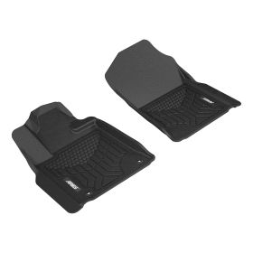 2012-2018 Toyota Tundra Aries Black StyleGuard XD Floor Liners Limited/Extended Crew Cab Pickup/With New Twisted Eyelet - TY14911809