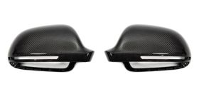 2008-2012 Audi A3 & S3 8P Carbon Fiber Replacement Mirror Covers - ATK-AU-0010