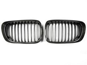 1999-2001 BMW 3-Series E46 Coupe Replacement Carbon Fiber Front Grille - BM-0034