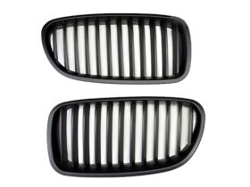 2011-2016 BMW 5-Series F10 Sedan / M5 Replacement Stealth Black Front Grille - B