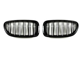 2011-2016 BMW 5-Series F10 Sedan / M5 Replacement Dual-Slats Glazing Black Front