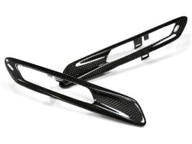 2011-2016 BMW 5-Series F10 Sedan Replacement Carbon Fiber Fender Light Trims - B