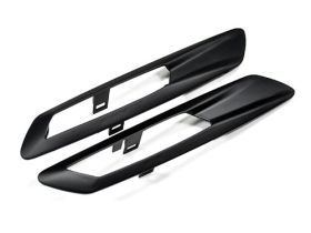 2011-2016 BMW 5-Series F10 Sedan Replacement Stealth Black Fender Light Trims - 