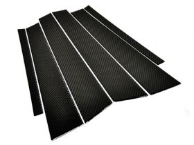 2011-2016 BMW 5-Series F10 4DR Sedan Carbon Fiber B-Pillar Covers - BM-0129