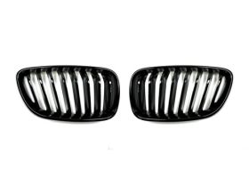 2014-2016 BMW 2-Series F22 Coupe Replacement Glazing Black Front Grille - BM-017