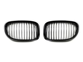 2008-2015 BMW 7-Series F01/F02 Replacement Glazing Black Front Grille - BM-0177-