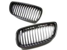 2007-2010 BMW 3-Series E92 2DR Coupe & M3 Replacement Carbon Fiber Front Grille 