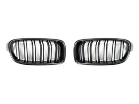 2012-2016 BMW 3-Series F30 Sedan Replacement Dual-Slats Carbon Fiber Front Grill