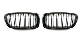 2012-2016 BMW 3-Series F30 Sedan Replacement Dual-Slats Glazing Black Front Gril