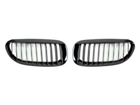 2004-2010 BMW 6-Series E63 Coupe & M6 Replacement Glazing Black Front Grille - B
