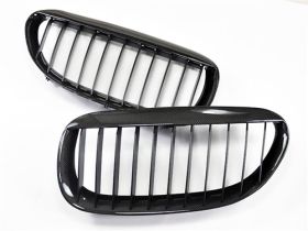 2004-2010 BMW 6-Series E63 Coupe & M6 Replacement Carbon Fiber Front Grille - BM