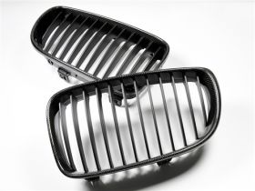 2007-2013 BMW 1-Series E82 Coupe & 1M Replacement Carbon Fiber Front Grille - BM