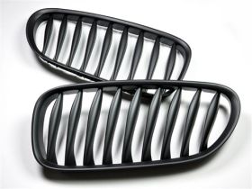 2003-2008 BMW Z4 / Z4M E85/E86 Replacement Stealth Black Front Grille - BM-0216