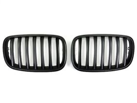 2007-2013 BMW X5 E70/X5M Replacement Stealth Black Front Grille - BM-0224