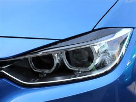 2012-2016 BMW 3-Series F30 4DR Sedan Carbon Fiber Headlight Covers/Eyelids - BM-
