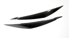 2009-2013 BMW X6/X6M E71 Carbon Fiber Headlight Covers/Eyelids/Eyelids - BM-0237