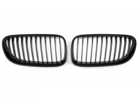 2011-2012 BMW 3-Series E92 2DR Coupe LCI Replacement Stealth Black Front Grille 
