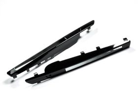 2009-2014 BMW X6M E71 Replacement Glazing Black Fender Gills - BM-0288-GB