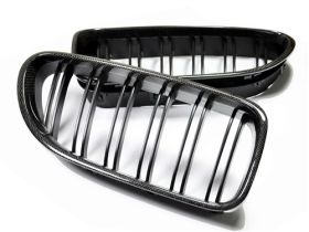2012-2016 BMW 6-Series F13 Coupe & M6 Replacement Dual-Slats Carbon Fiber Front 