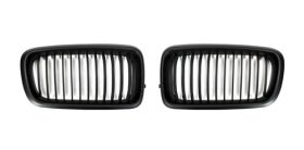 1995-2001 BMW 7-Series E38 ABS Plastic Front Grille Matte Black - ATK-E38