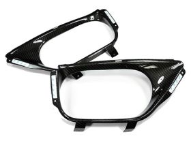 2007-2016 Nissan Skyline GT-R R35 Pre-Preg Dry Carbon Fiber Exhaust Shield - NS-