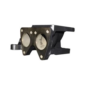 ATS Diesel Turbo Pedestal Shorty Duramax T-4 Flange Ceramic Coated Black - 2021224248