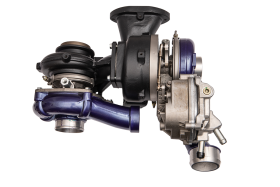 ATS Diesel ATS Aurora VFR Variable Factory Replacement Stage 1 Compound Turbocharger Kit 58mm/68mm Compressor Wheel Sizes 08-10 6.4L Powerstroke - 2029323332