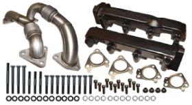ATS Diesel Pulse Flow Exhaust Manifolds 2001-04 6.6L Duramax Non-Egr - 2049004248
