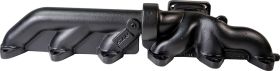 ATS Diesel 2003-07.5 5.9L Cummins 2-Piece Pulse Flow Exhaust Manifold Kit T-4 Turbo Flange Non Wastegated Ceramic Coated Black - 2049422272