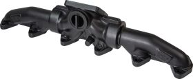 ATS Diesel 1998.5 And Up 5.9L Or 6.7L Cummins 3-Piece Pulse Flow Exhaust Manifold Kit T-4 Turbo Flange Center Wastegated Ceramic Coated Black - 2049452218
