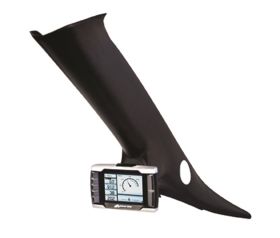 2001-2006 Chevrolet Silverado 1500/2500/3500/Sierra 1500/2500/3500 A-Pillar Gauge Pod Mount With Speaker Black Bully Dog - 33303