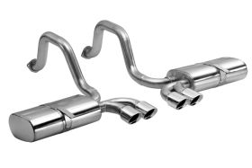 1997-2004 Chevy Corvette C5 5.7L V8 Corsa Performance Axle-Back Exhaust System -