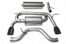 2006-2008 Hummer H3 3.5L Corsa Performance Cat-Back Exhaust System - 14212BLK