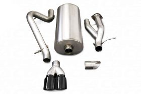 2003-2006 Hummer H2 6.0L V8 Corsa Performance Cat-Back Exhaust System - 14216BLK