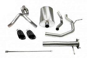2003-2006 Chevy SSR 5.3L V8 Corsa Performance Cat-Back Exhaust System - 14254BLK