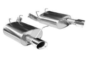 2011-2013 Ford Mustang V6 3.7L V6 Corsa Performance Axle-Back Exhaust System - 1