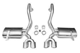 1997-2004 Chevy Corvette C5 5.7L V8 Corsa Performance Axle-Back Exhaust System -