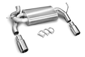 2007-2011 Jeep Wrangler JK 3.8L V6 Corsa Performance Axle-Back Exhaust System - 