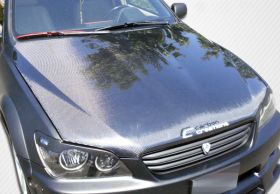 2000-2005 Lexus IS Series IS300 Carbon Fiber OEM Hood - 1 Piece - 100083