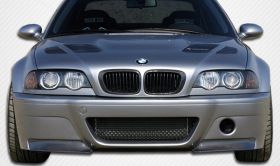 2001-2006 BMW M3 E46 Convertible 2DR Carbon Fiber CSL Look Front Bumper Cover - 
