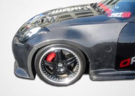 2003-2008 Nissan 350Z Carbon Fiber OEM Fenders - 2 Piece - 102858
