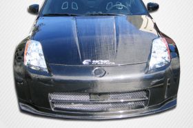 2003-2006 Nissan 350Z Carbon Fiber OEM Hood - 1 Piece - 100501