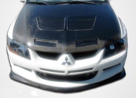 2003-2005 Mitsubishi Lancer Evolution 8 Carbon Fiber Demon Front Lip Under Spoil