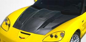 2005-2013 Chevy Corvette C6 Carbon Fiber ZR Edition 2 Hood - 1 Piece - 106142